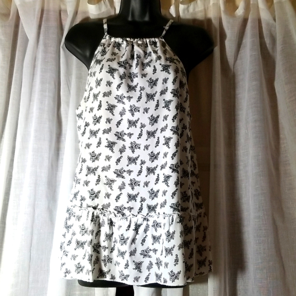 2For$15 -- L "Jacks Girlfriend"Halter style drawstring ruffled top
